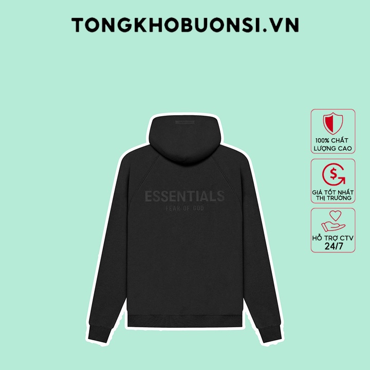 Áo Hoodie ESSENTIALS Fear of God SS21 Drop 1 Propel Over Hoodie - Tem tag check CODE