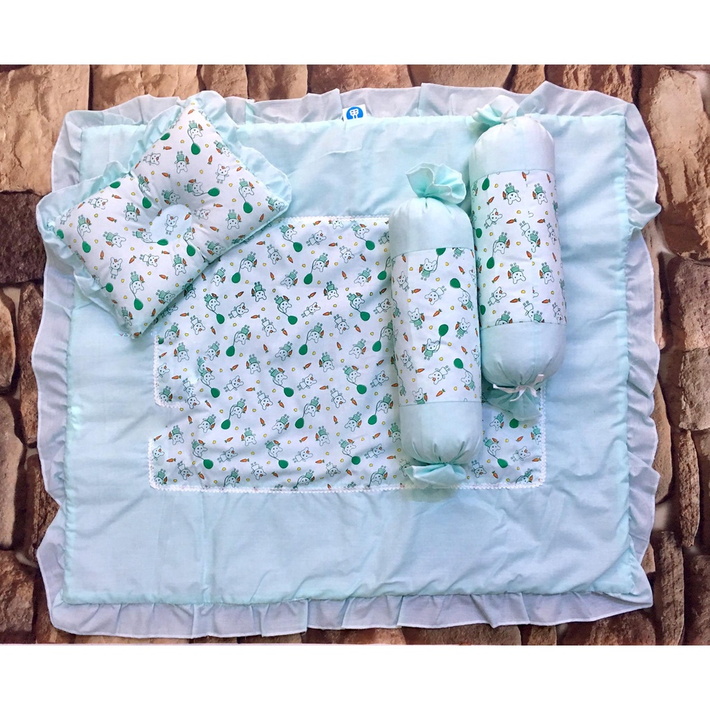 Bộ gối nệm sơ sinh nhỏ kate Thủy Tiên Baby