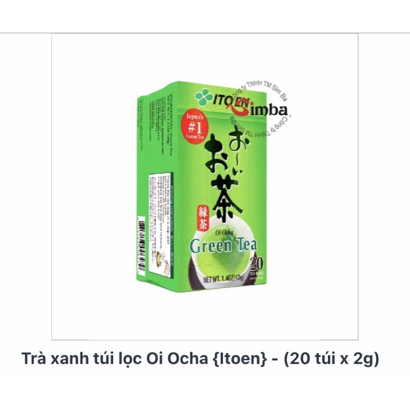 Trà xanh gạo rang túi lọc , trà xanh túi lọc Nhật Bản