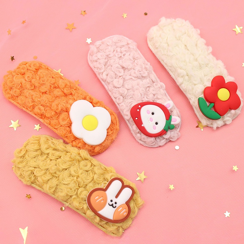 Kẹp Tóc Hoa Đầy Màu Sắc Dễ Thương Cho Bé Gái JP6