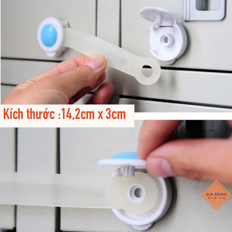 Khóa Cửa Tủ Mini Giá Rẻ, khóa tủ vải đựng quần áo, tủ nhựa, tủ giày gỗ thông minh, ngăn kéo dưới bàn  [KHÓA TỦ DẺO]