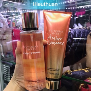Xịt thơm & Lotion Body Victoria’s Secret mùi Amber Romance