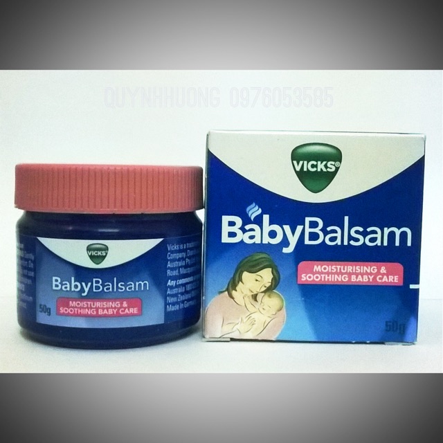 Dầu bôi ấm ngực, giảm ho VICKS BABY BALSAM 50g