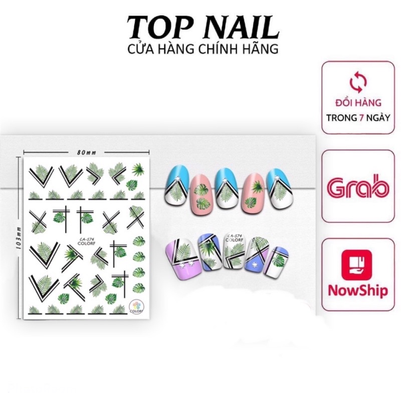 Sticker nail,hình dán trang trí móng 574