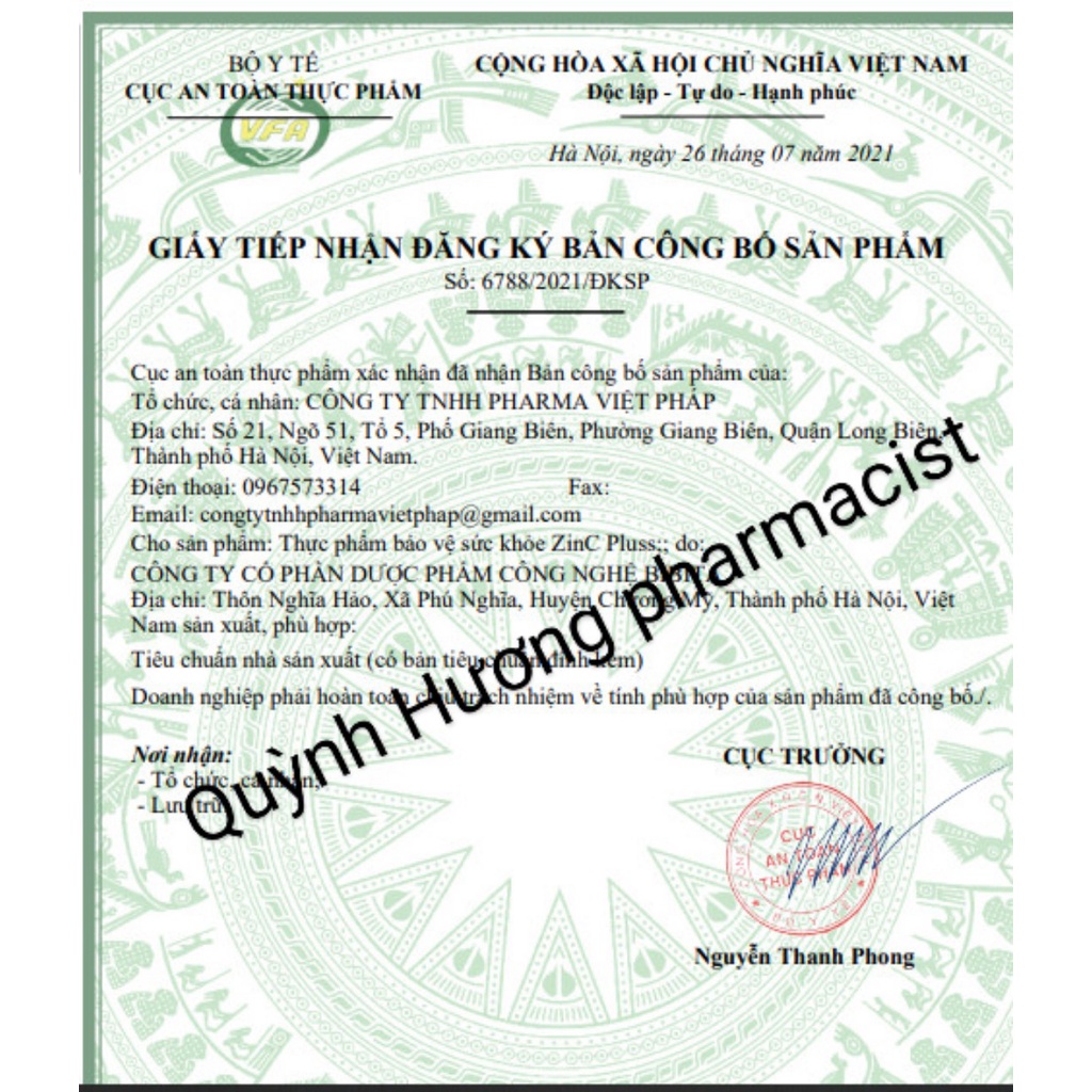 Viên uống ZINC PLUS hộp 100 viên giúp bổ sung kẽm cho cơ thể