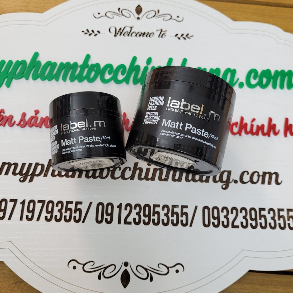 Sáp tạo kiểu Label.m Matt Paste 50ml - 120ml