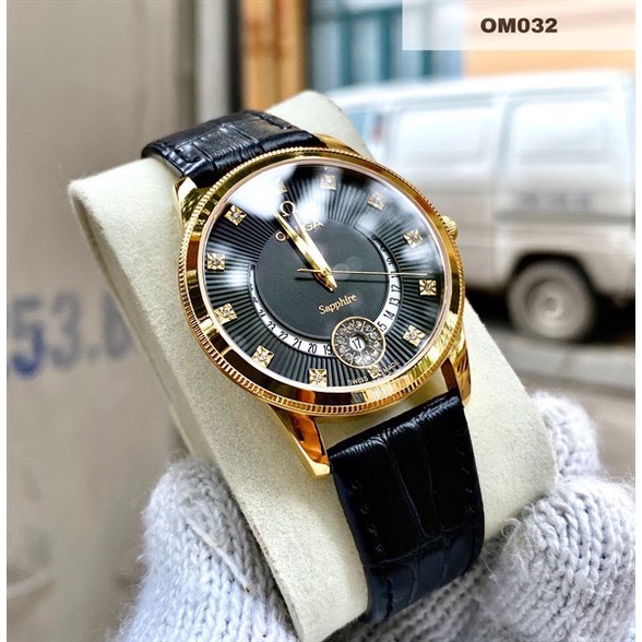 Đồng Hồ NAM OM032 Chống Xước, Chống Nước TUYỆT ĐỐI - TẶNG 1 Vòng Đá tỳ Hưu + 2 pin AG4
