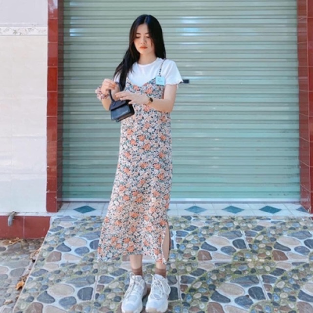 [Corn9] ĐẦM HOA HAI DÂY YẾM HOA + PULL TRẮNG