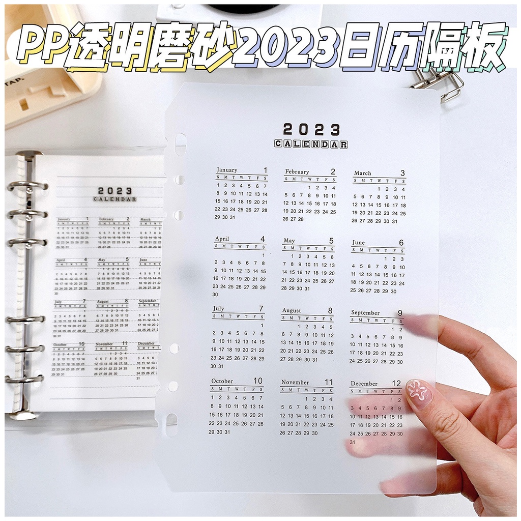 Lịch 6 Lỗ a5 a6 2023 / 2024 Tiện Dụng