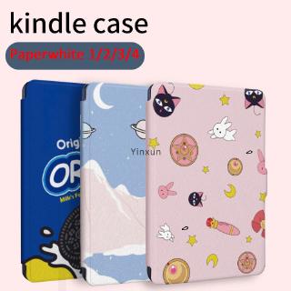 Bao da bọc máy đọc sách họa tiết hoạt hình cho Paperwhite 4 3 2 1