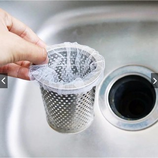 100 túi lưới lọc rác chậu rửa tiện lợi, vệ sinh
