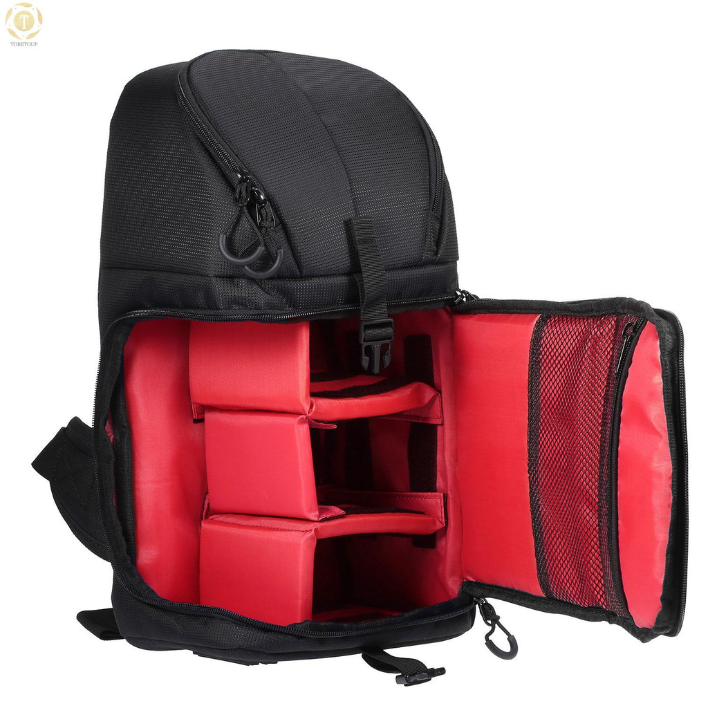 Shipped within 12 hours】 Portable large Capacity Multi-Function Outdoor Waterproof Wear-Resistant Single Shoulder Backpack Oxford Cloth Fashion Digital Camera Backpack Single Shoulder Backpack [TO]
