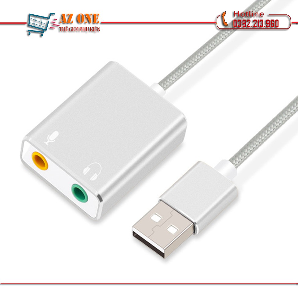 Usb sound card 7.1 âm thanh 3D cao cấp