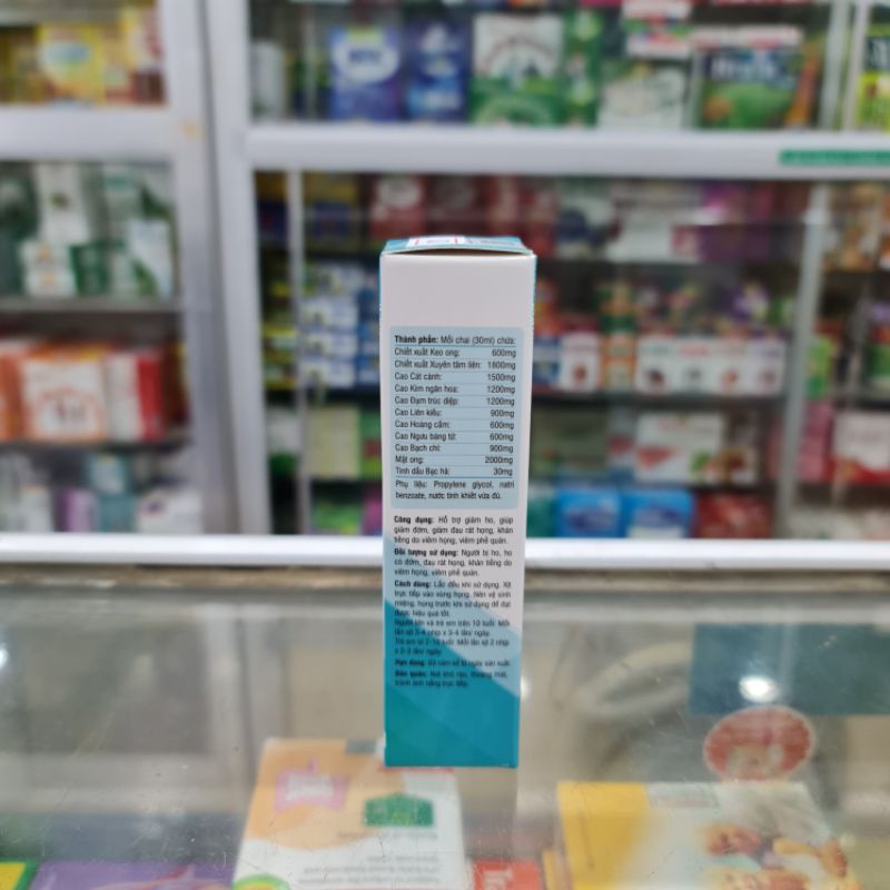 Xịt họng Keo ong Xuyên tâm liên Kingphar ⚡ Nguyên liệu Hàn Quốc ⚡ Giảm ho, rát họng, viêm đường hô hấp
