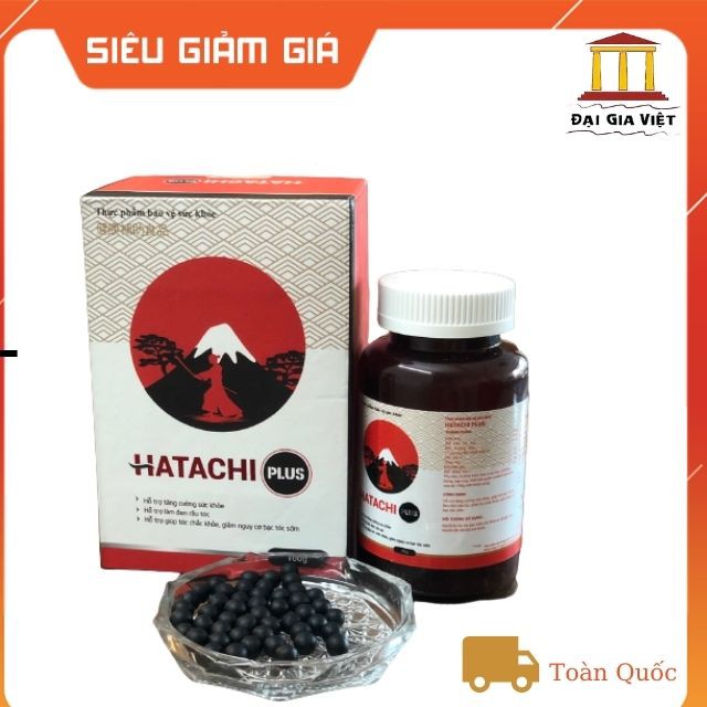 HATACHI PLUS - Hỗ Trợ Ngăn Ngừa Tóc Bạc, Giảm Gãy Rụng Và Bổ Máu | BigBuy360 - bigbuy360.vn