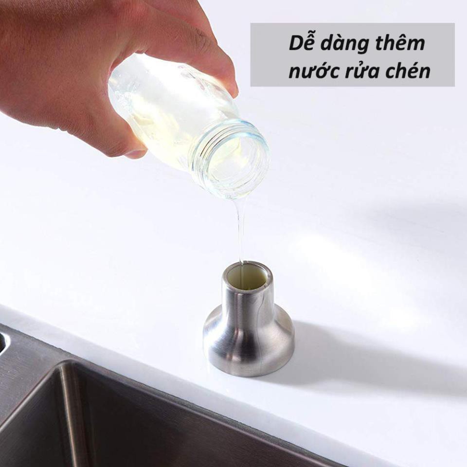 Bình Đựng Nước Rửa Chén Gắn Vào Chậu Rửa Chén Inox304