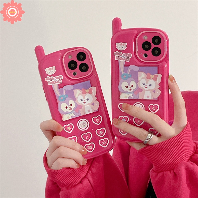 Ốp Điện Thoại Đệm Khí Mềm Hình Disney Linabelu StellaLou Hoạt Hình Sáng Tạo Cho iPhone 7 8 Plus 11 12 13 Pro MAX X XR XS MAX