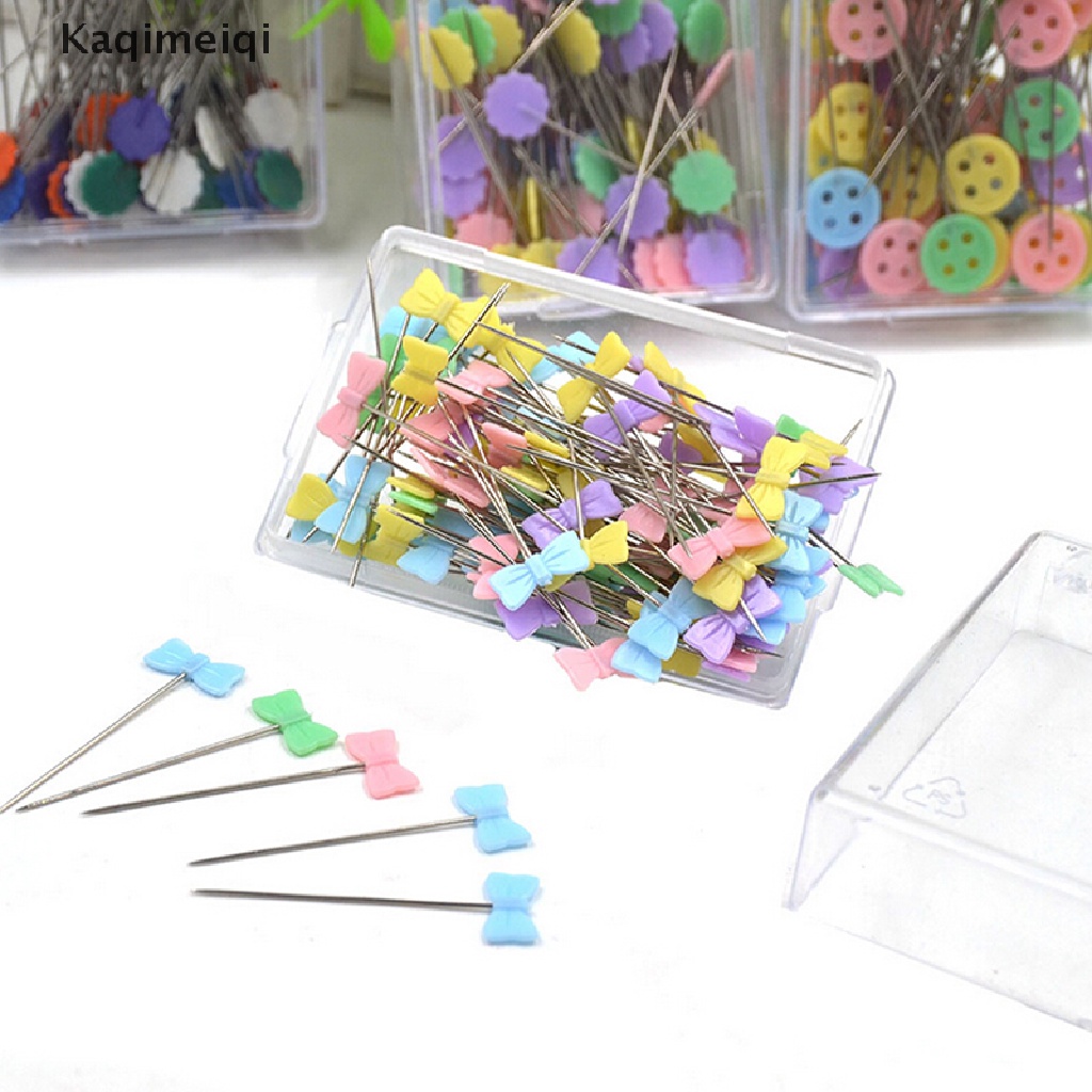 Set 100 kim gút hình hoa dùng để may vá DIY