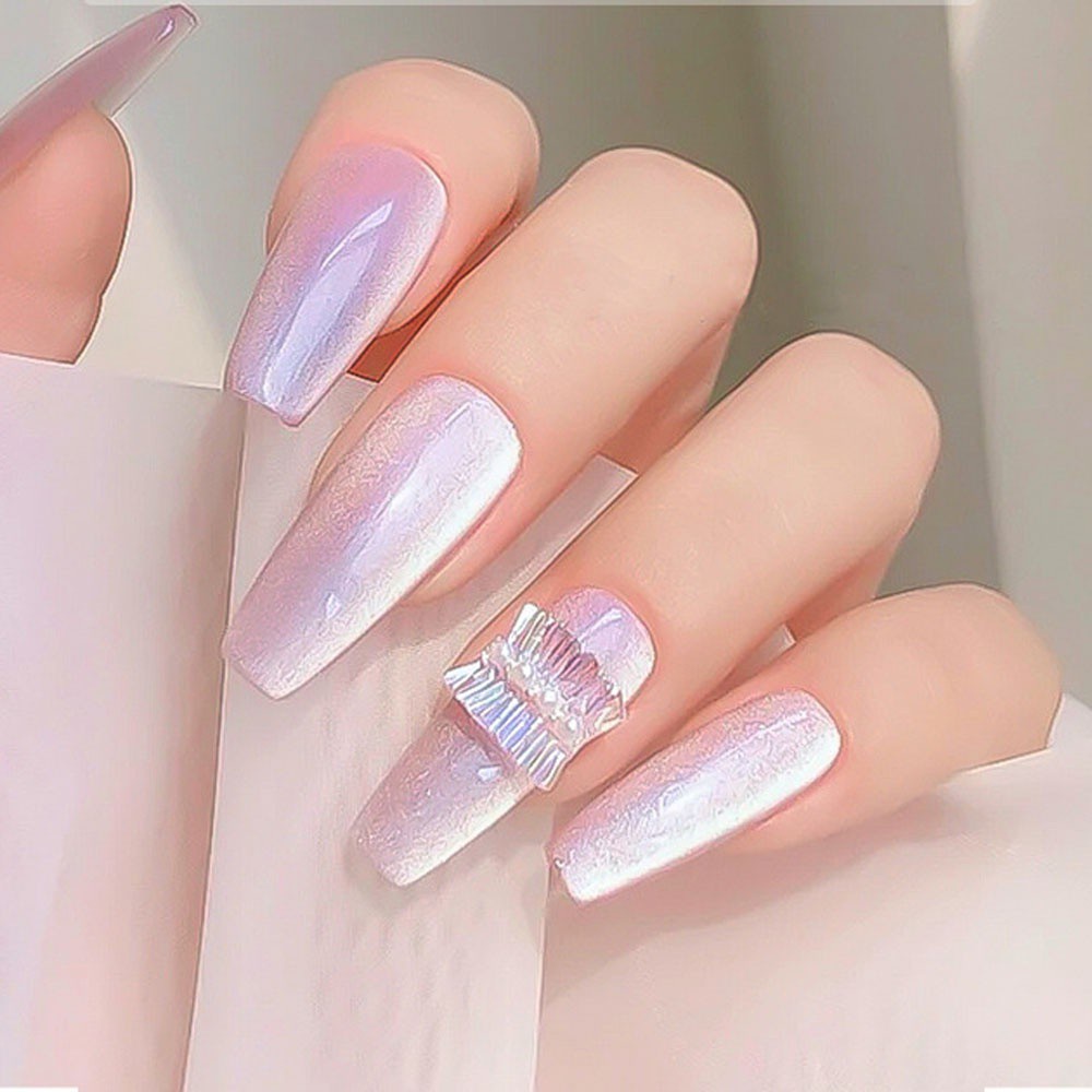 [Hàng mới về] Hộp hạt phụ kiện trang trí móng tay hình nơ 3D nhiều màu sáng tạo