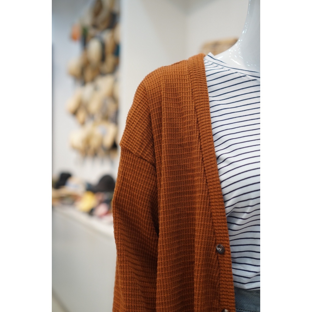 Áo khoác len cardigan nữ phong cách Hàn Quốc