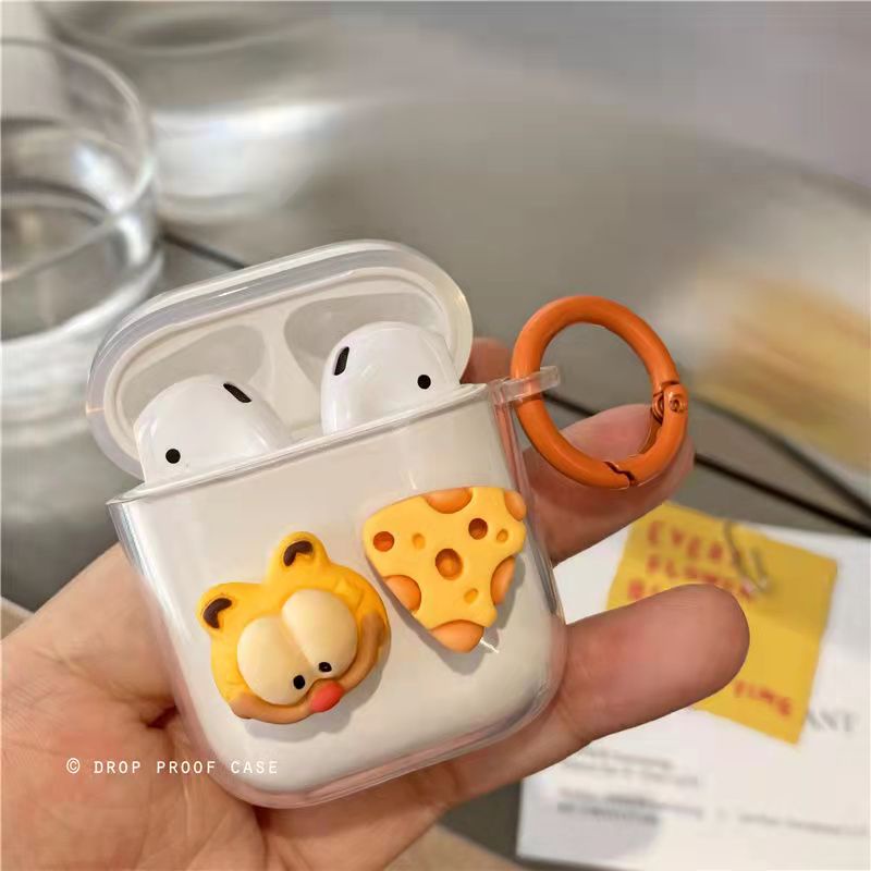 Vỏ Bảo Vệ Hộp Sạc Tai Nghe airpods pro 2 2022 Có Móc Khóa 1 / 2 / 3 generation 2021 I12 Pro4 Trong Suốt