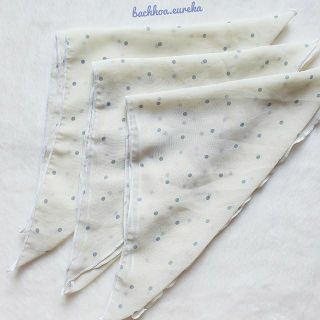 Cột tóc Triangle Turban chấm bi/ Bandana