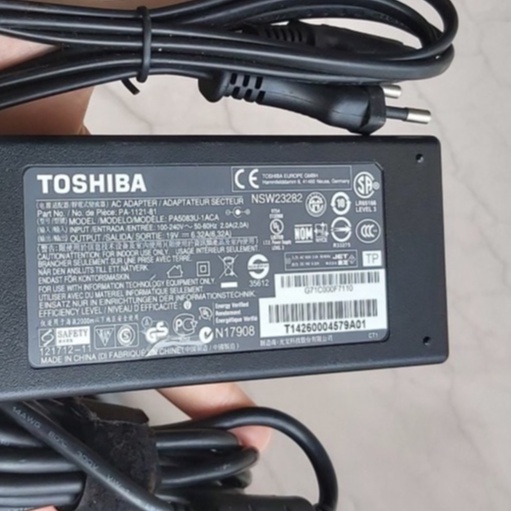 CHÍNH HÃNG , QUA SỬ DỤNG  Bộ sạc, đổi nguồn cho laptop tivi Toshiba + DELTA 19V 6.32A 6,32A