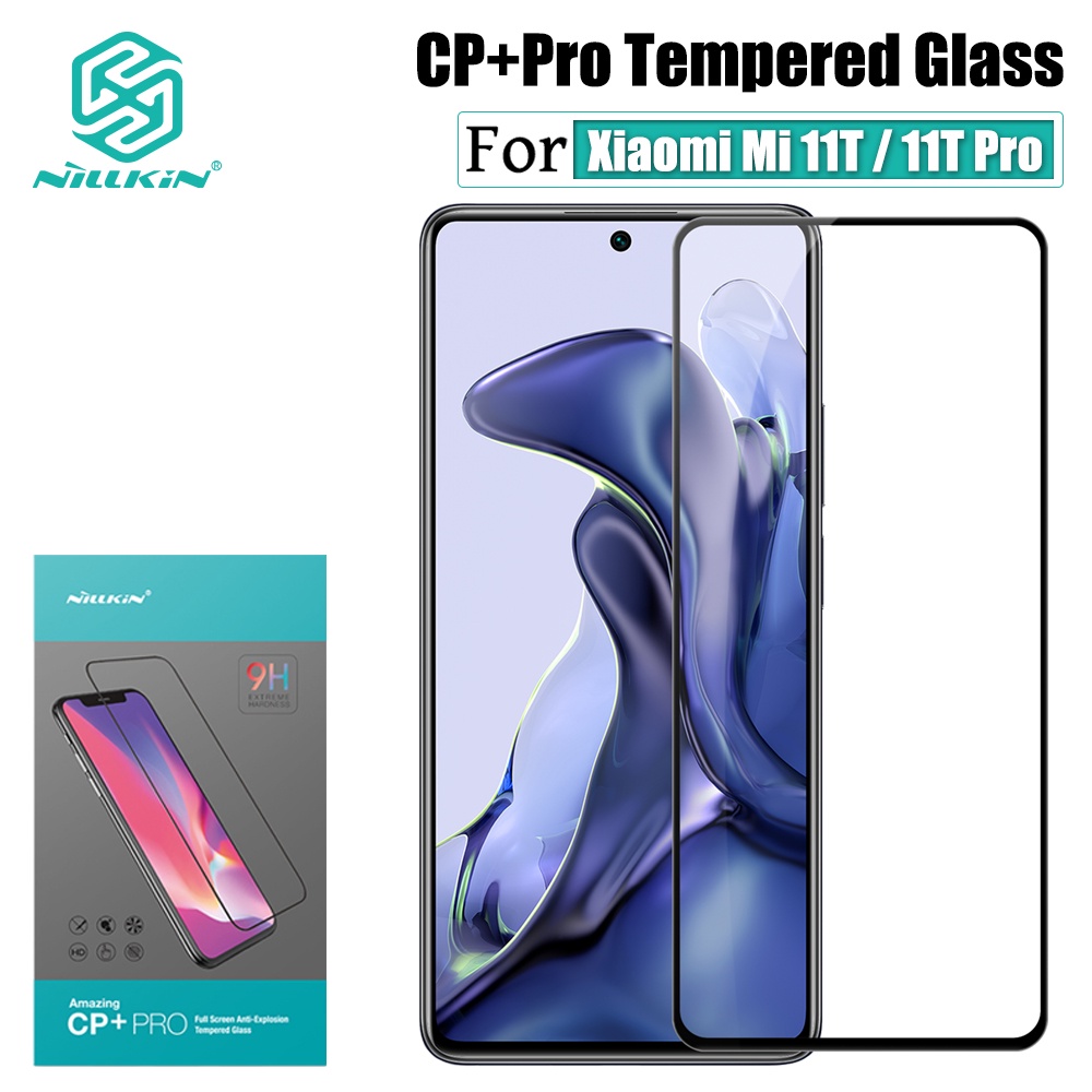 Kính cường lực NILLKIN CP + Pro 9H chống cháy nổ chống lóa cho Xiaomi Mi 11T / 11T Pro