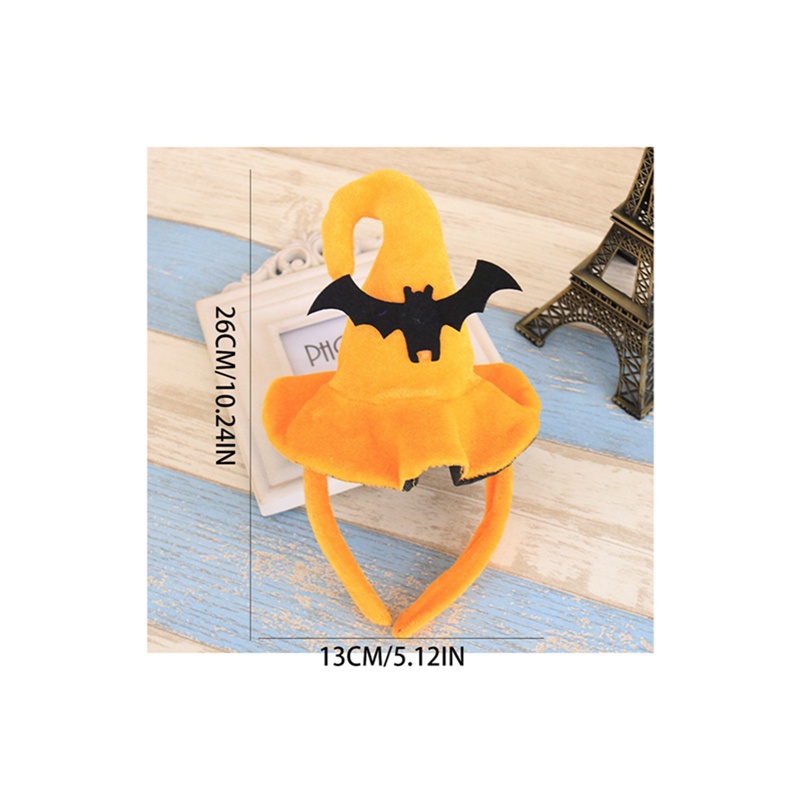Ygt 1 Cài Tóc Hóa Trang Halloween Hình Nón Phù Thủy Bí Ngô Dành Cho Bé Gái