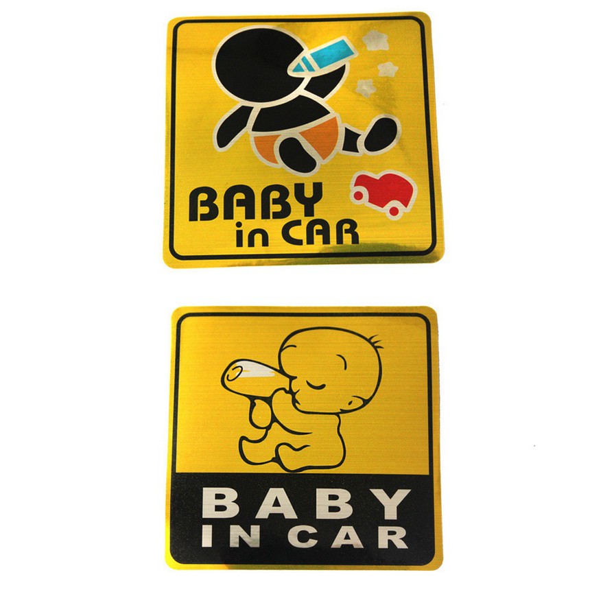 Sticker Baby In Car dán xe ô tô