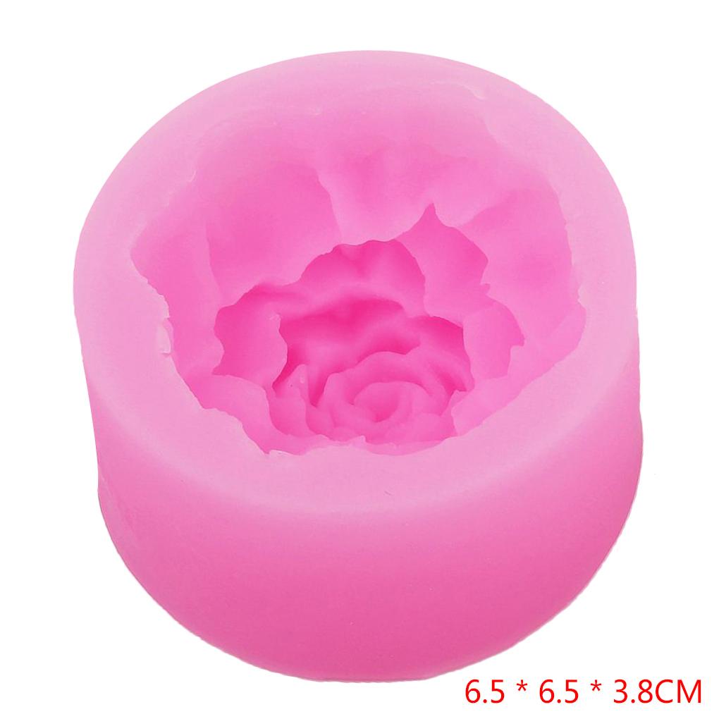 Khuôn Silicone Tạo Hình Làm Bánh Kẹo Hình Bông Hoa 3D DIY