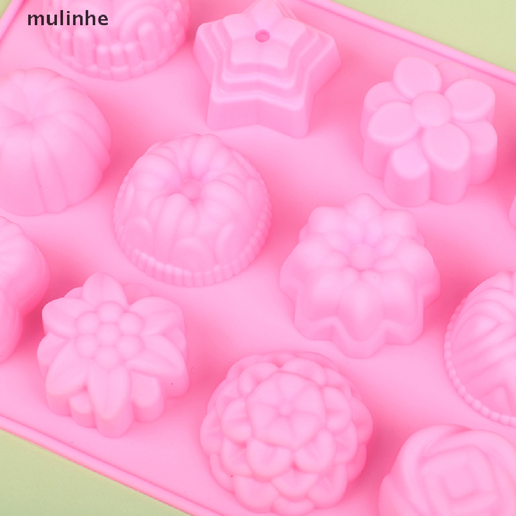 Khuôn silicon làm bánh/kẹo trang trí hình bông hoa xinh xắn DIY