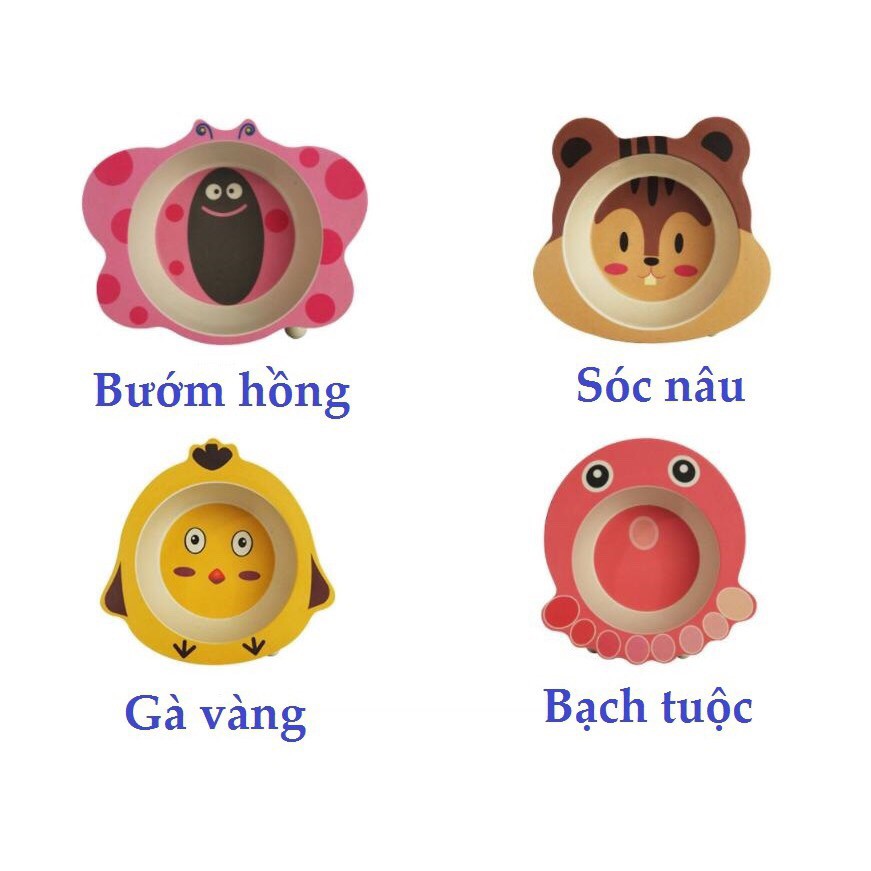 Bát Ăn Dặm Hình thú Dễ Thương Cho Bé