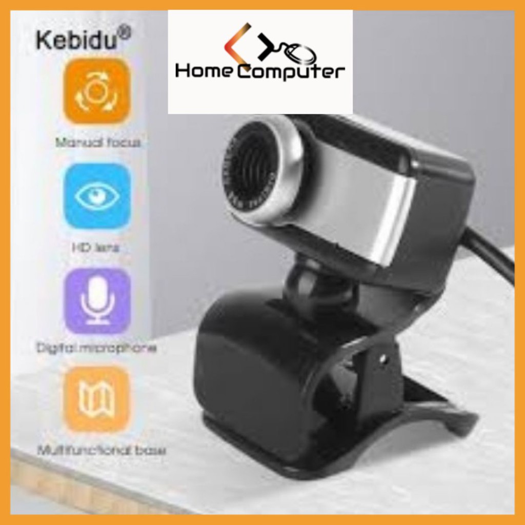 Webcam, Camera Cho Pc Chân Kẹp Tiện Lợi Giá Rẻ - Full Hd - HomeComputer