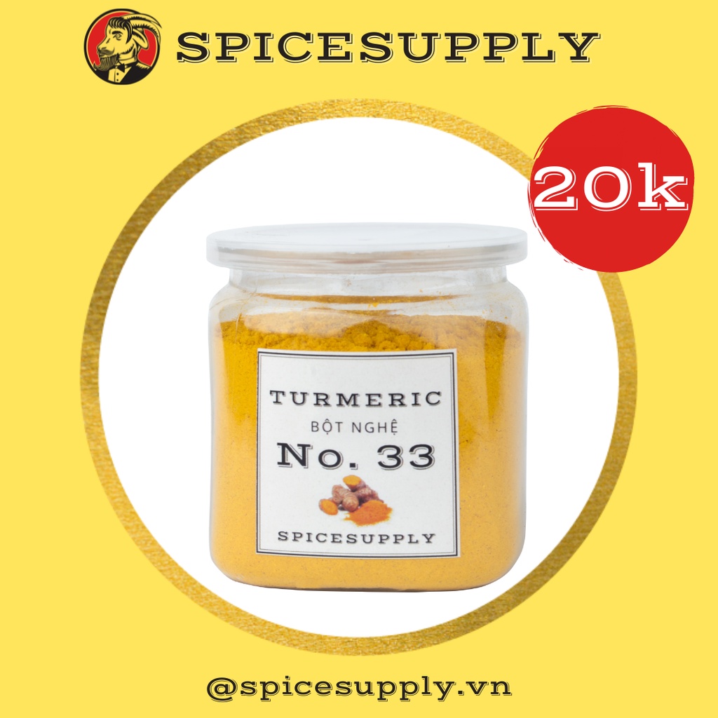 1KG Turmeric powder Bột nghệ thực phẩm ướp thịt cà ri vàng 500g