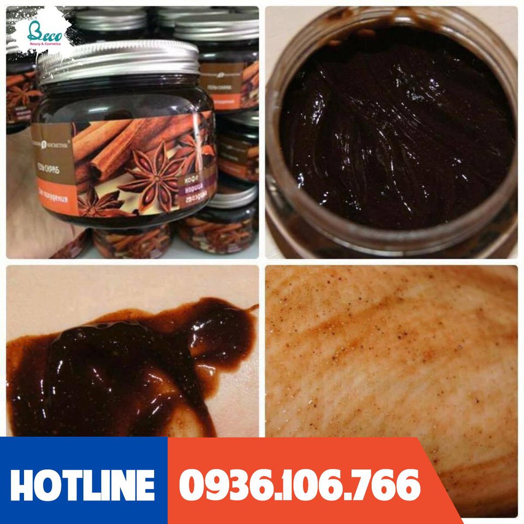 Tẩy Da Chết Quế Hồi Coffee Cinnamon Cloves Nga - Phụ Nữ Làm Đẹp