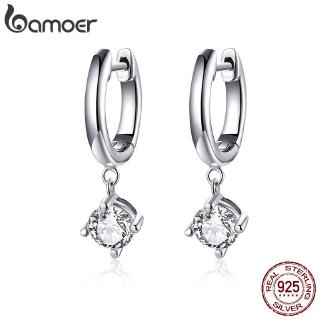 Bamoer Bông Tai bạc 925 Hình Giọt Nước