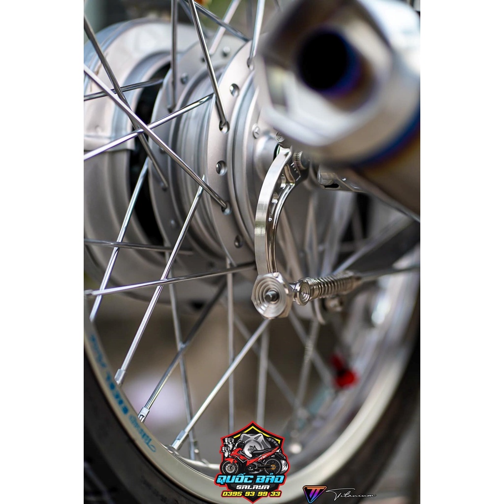 Càng thắng cong TBT inox 304 lắp như zin cho ex135 sirius wave dream vairo