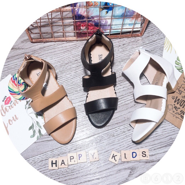 Sandal cao gót hàng hot trend 2021 cho bé gái thêm điệu đà, hàng có sẵn
