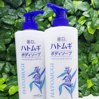 🌾🌻Sữa Tắm dưỡng ẩm, trắng da Hatomugi Moisturizing & Wwashing Body Wash 800ml🌻🌾