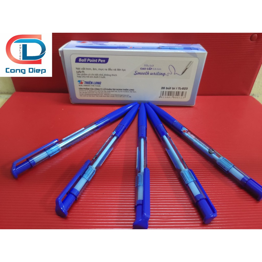 Bút bi nét to TL-023 hàng chính hãng, viết êm trơn mực đều