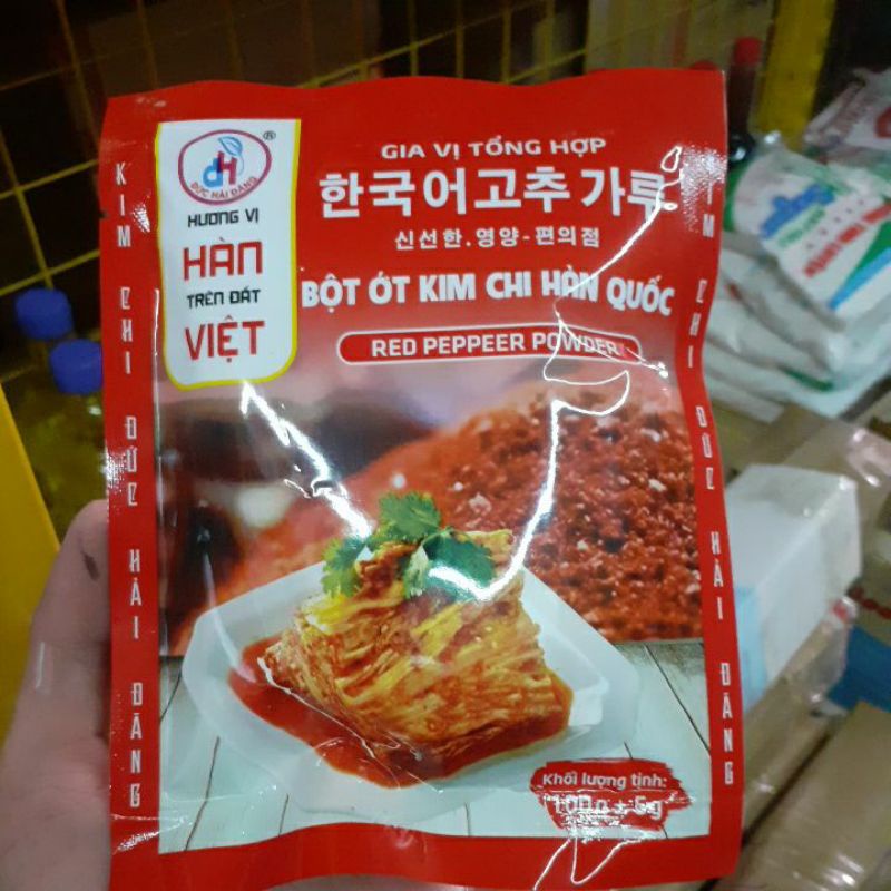 Bột ớt kim chi Hàn Quốc Đức Hải Đăng gói 100g