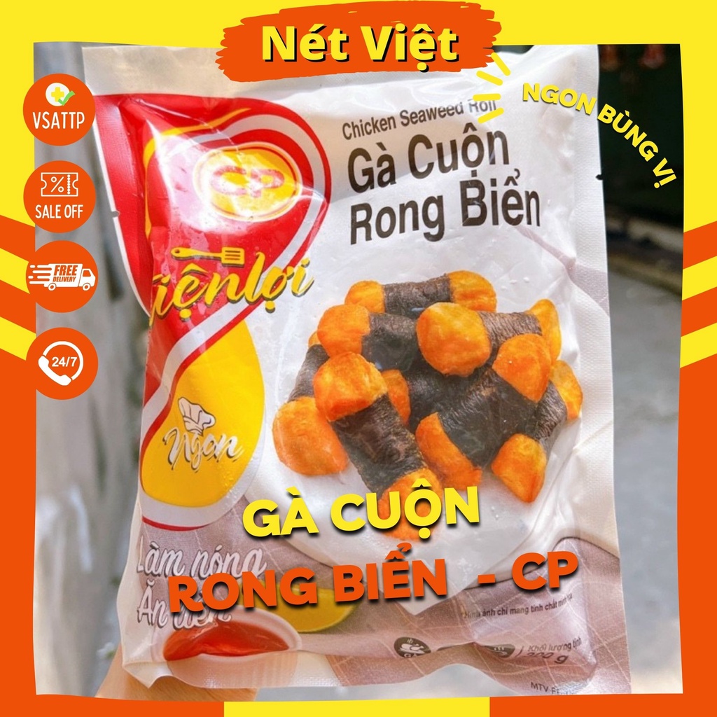 Gà cuộn rong biển CP túi 300gr