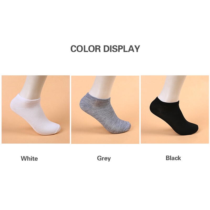 Vớ cotton Màu Trơn Thoáng Khí Thoải Mái Đơn Giản Mới