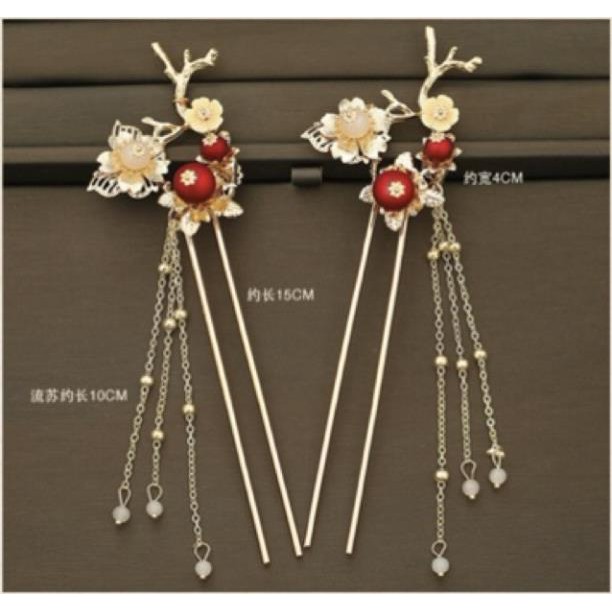 🌺[Order] Bộ trâm cài tóc cổ trang 7 món GB136805