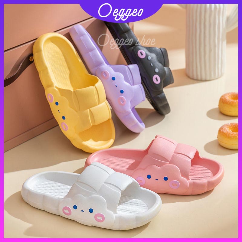 Oeggeo Dép Đi Trong Nhà Hình Đám Mây Đáng Yêu Cho Nam Nữ