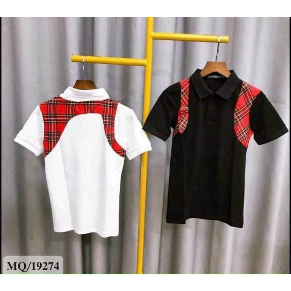 Áo Polo Nam - Áo Thun Nam Viền Đỏ - Chất Liệu Cotton Mùa Hè Thiết Kế Thanh Lịch - AC015
