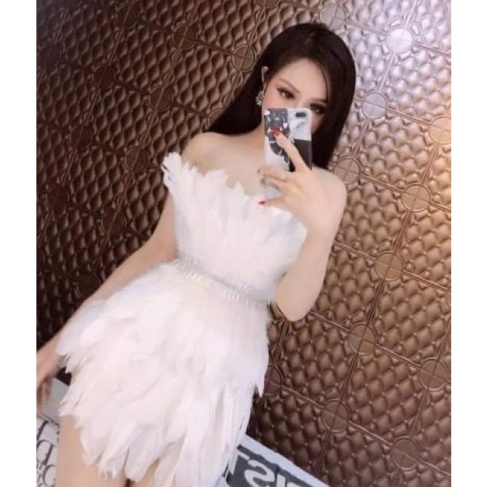 Đầm body ngắn lông cúp siêu xinh TRIPBLE T DRESS - size M/L - MS368V