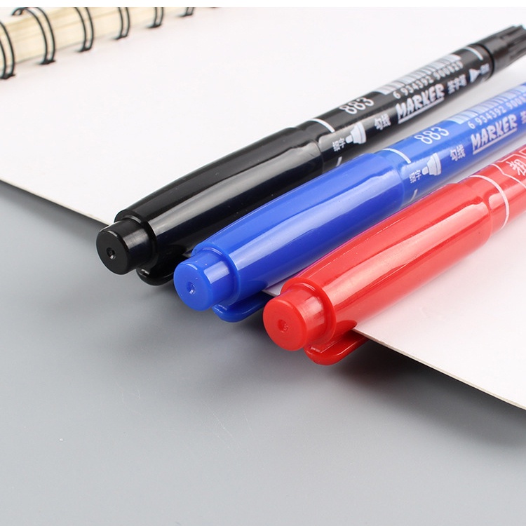 Bút viết bảng trắng không xóa được 2 đầu nhỏ và to