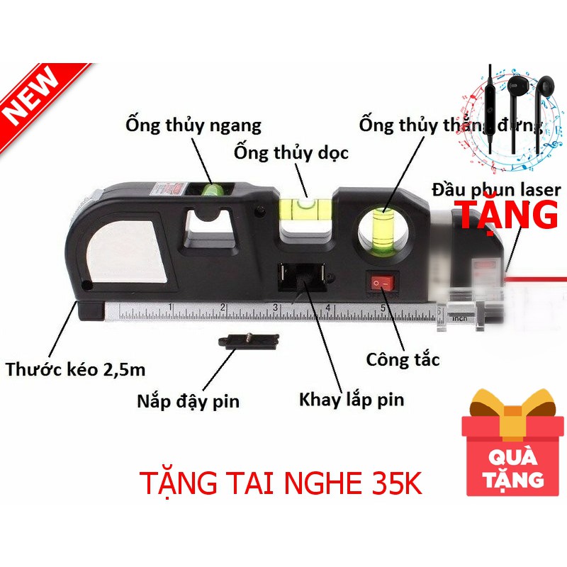 THƯỚC ĐO NI VÔ LASER ĐA NĂNG